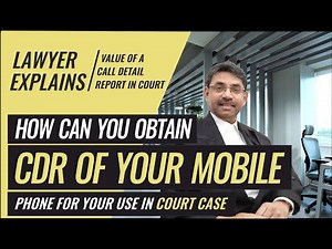 How Can You Procure CDR [Call Details Report] of A Mobile Phone in Court Cases