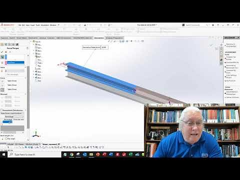 STS 6332 - Solidworks Simulation - 1D Beam Shear/Moment Diagrams