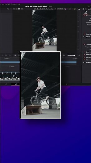 Get a Close Up Short in DaVinci Resolve #videoediting #resolve #tutorial
