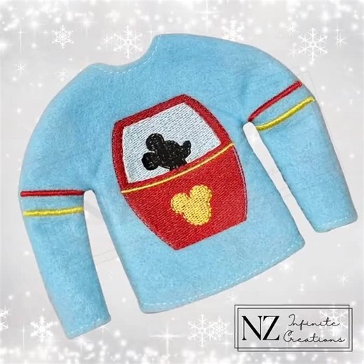 Christmas Doll Sweater, Holiday Elf Mini Sweater, Fits Shelf Dolls, Fleece Christmas Elf Clothing, Whimsical Festive Doll Costume - Etsy