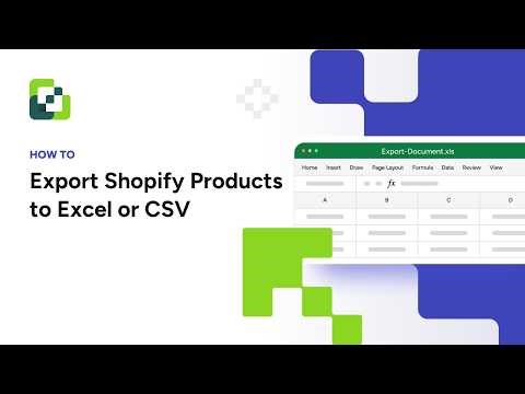 How to Export Shopify Products to Excel or CSV with Altera