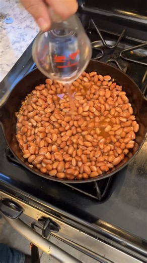 Easy Cast Iron Refried Beans