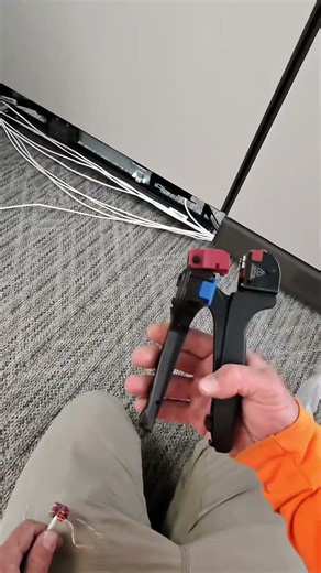 Installing CAT6 Cabling Into Cubicles | Office Network Cabling Installation