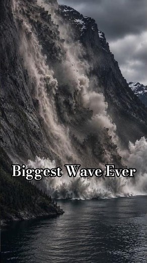 The Biggest Wave in History Was 1,720 Feet Tall