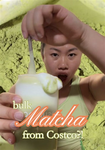 its 1:00 AM and I had to try Costco’s NEW Kirkland matcha. I think the color isn’t as green as I’m used to & I would say the flavor is probably what people think of matcha, kind of a more bitter, nutty flavour. but tbh it gets the job done - esp if you were to add other syrups sweetners (im using monk fruit here!) this bag of matcha costs $23.99 and you can currently get it at the Plano Lewisville Costco. if you’ve tried this matcha, i am dying to know what you think… and if u want to try it, i 