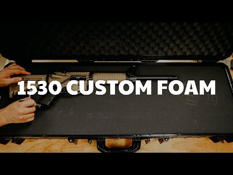 How to cut rifle case foam the EASY WAY. Quick tutorial! (Seahorse SE1530)
