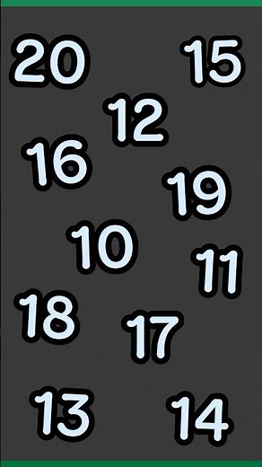 Can you find the number 12 on the screen? | Fun Number Games for Kids #shorts #kidslearning