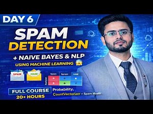 Spam Detection using ML 🤯 Naive Bayes + NLP Explained | Day 6