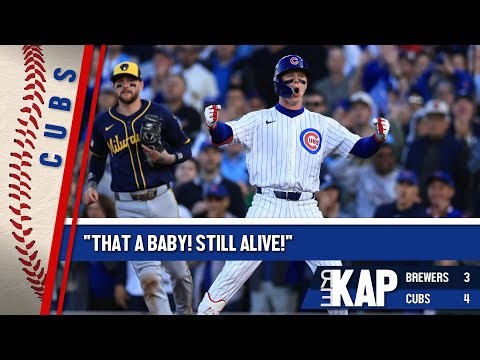 REKAP ⚾️ Cubs 4-3 Win Over the Brewers - “Still alive!” PCA comes through with a massive hit