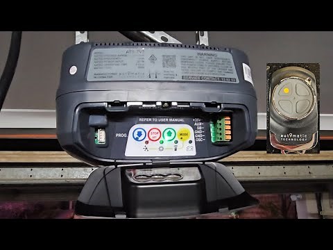 ATA ATS-2 Tempo ATS-3 Syncro how to program PTX6 remote control garage door opener