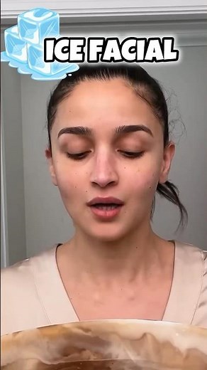ICE water on Face | Celebrity Skincare | Celebrity Ice Water Facial | Ice water for face