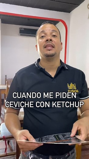El ceviche no lleva ketchup😖#ceviche #chifareyfusion #barquisimeto | Chifa ReyFusion