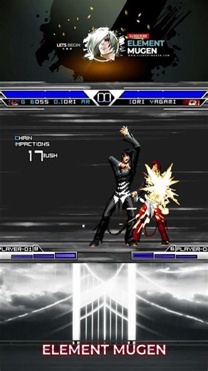[KOF Mugen] Giant Boss orochi Iori AR Super Move