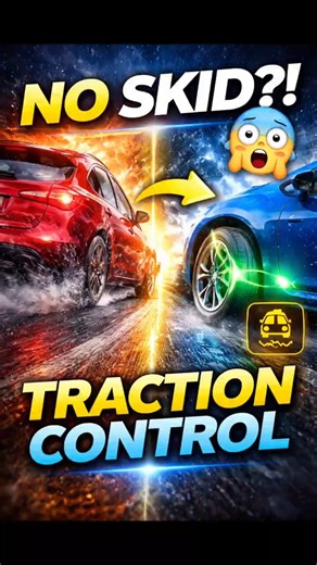 Why Some Cars NEVER Skid? TCS Explained in 60 Seconds! #TCS