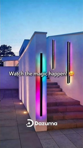 LI001111 Outdoor Strip Wall Light｜Black Linear LED IP65 Waterproof Wall Lamp