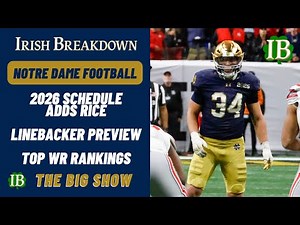 Notre Dame 2025 Linebacker Preview - Ranking The Top WR In College Football