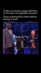 During a basketball segment, Shaquille O’Neal leaned into his size advantage by slowly stepping closer and closer to Kevin Hart on the court. With each step, Hart’s reactions grew more exaggerated, turning the moment into pure visual comedy. Shaq never said anything, letting the physical contrast do all the work. The clip became popular because it perfectly captured their ongoing dynamic, where height alone becomes the punchline. | Unforgettable Bloopers