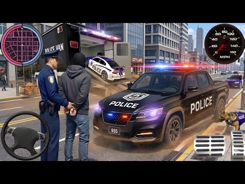 🚓 Police Car Chase Simulator 3D – Real City Cop Pursuit Gameplay (Android)