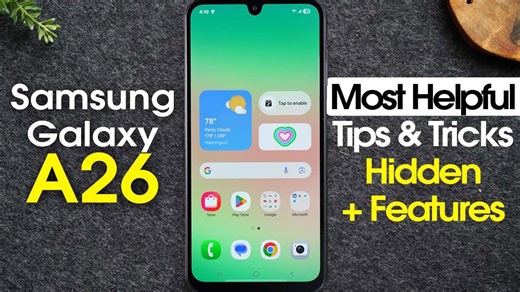 Samsung Galaxy A26 Tips and Tricks Hidden Features