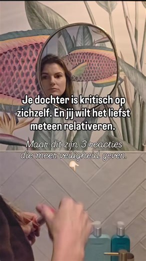 Je dochter is kritisch op zichzelf, op haar uiterlijk, haar prestaties, haar woorden, en jij voelt hoe snel je wilt ingrijpen. Je wilt het lichter maken, haar beschermen tegen die harde stem, en haar laten zien dat het allemaal echt wel meevalt. Maar wat er dan vaak gebeurt, is dat zij zich nog alleen voelt met haar gevoel. Niet omdat jij iets verkeerd doet, maar omdat ze nog midden ín die beleving zit, terwijl jij er al uit wilt. Het doel van zo’n gesprek is niet dat ze ineens anders over zichz