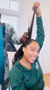 Fawn Weaver on Instagram: "#NaturalHairJourney The shrinkage is real! 💪🏽🔥🫶🏽 Around the same time I started @unclenearest, I stopped perming my hair. But I was still doing weekly silk presses—which ended up damaging my natural curl pattern.⁣ ⁣ A couple of years ago, I cut it to chin-length and began trimming away all the flat-ironed hair. And this is where I am now. 🤩🫶🏽⁣ ⁣ Here’s my routine every 10–12 weeks:⁣ ⁣ 1️⃣ My incredible braider, Bousso, comes to my hotel in ATL to take down my b