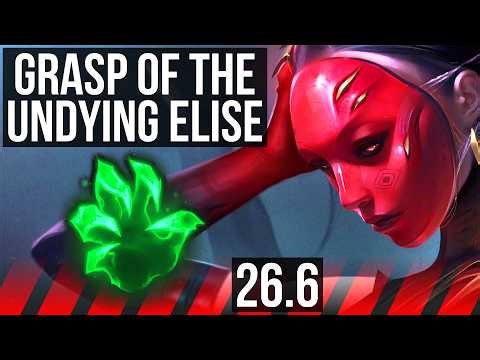 ELISE vs VAYNE (TOP) | Grasp Of The Undying, 37K damage | EUNE Master | 26.6
