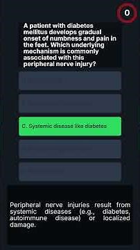 MRCP -Peripheral Nerve Injury Diagnostics Quiz