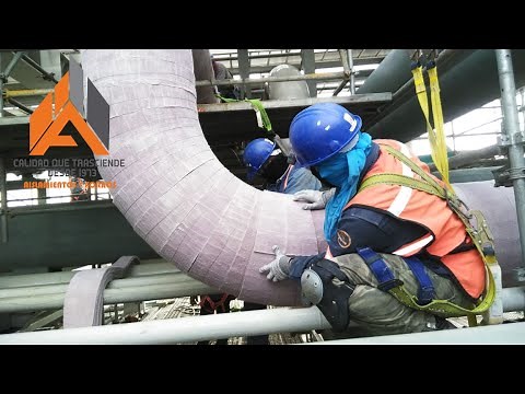 Pyrogel de Aspen Aerogels; aislamiento industrial flexible para altas temperatura e hidrofóbico.