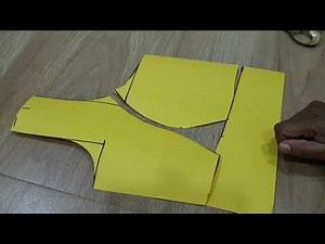 three pieces princess cut blouse drafting cutting(34 size)