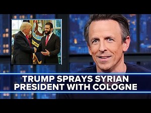 Trump Sprayed Syrian President with His Victory 47 Fragrance