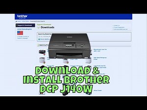 How To Setup Brother DCP J140W Printer Driver in Windows || Printer Driver Installation