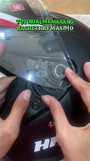 TUTORIAL ON INSTALLING HRV MAXIMO GLASS #helmsni #helmviral #helmet #tutorials #tutorial #helmets...