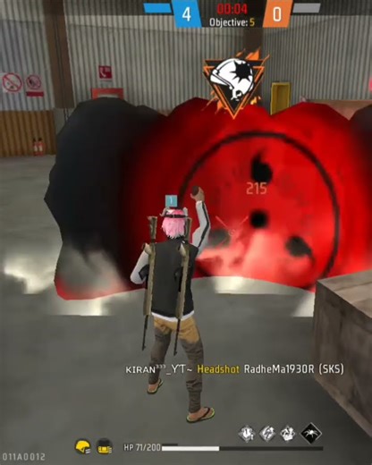 Free fire funny video in flash man 😂 #kiran333ff #garenafreefire