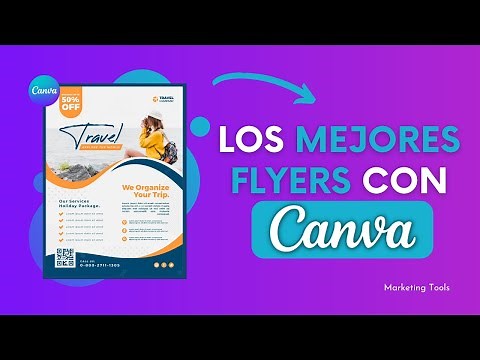 How to create a flyer in Canva | Design the best flyers with Canva | Marketing Tools