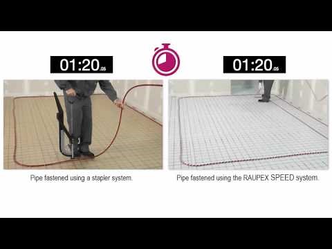REHAU RAUPEX® SPEED Timed Pipe Installation