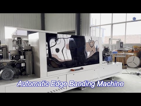 high quality cabinets edge bander machine double trimming wood edge band machine