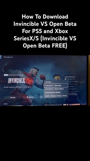 How To Download Invincible VS Open Beta For PS5 and Xbox SeriesX/S (Invincible VS Open Beta FREE)