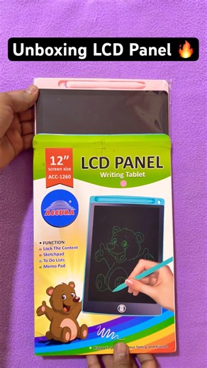 Unboxing LCD Panel 🔥 LCD Writing Pad For Kids | Writing Pad For School Students ✅