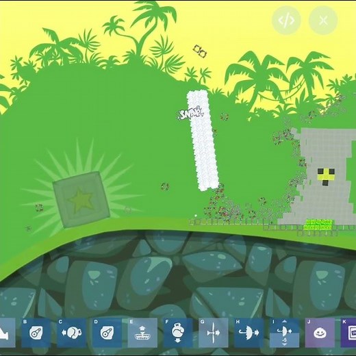 Fab 5000 Super bomb destroys everything in Bad Piggies