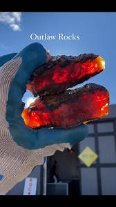 Oregon Fire Opal mined by Outlaw Rocks at our Opal Queen Mine. https://mad-miners.myshopify.com/collections/oregon-fire-opal #foryoupageシ #foryoupage #foryouシ #foryourpage #outlawrocks #oregonfireopal #rockhound #mining | Outlaw Rocks