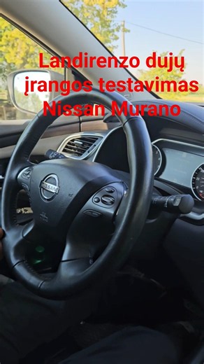 Landirenzo dujų įrangos testavimas kelyje Nissan Murano 3.5 2019m