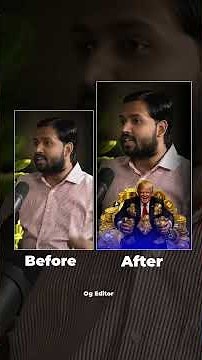 Before and After | Raj Shamani Podcast Edit #shorts