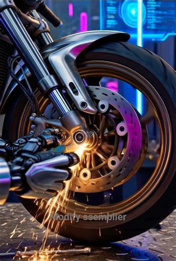 Robot Haathon Se Super Bike Taiyar 🔧🔥#viral #trending #modificition #bikemodify #aibike #assembly