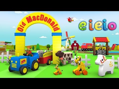 Old MacDonald Had a Farm | Nursery Rhymes | Toy Factory | Songs For Children - eieio old mcdonald