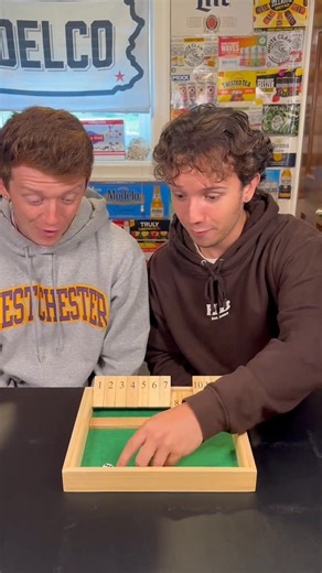 In Shut the Box, you start with all numbered tiles (1-10) upright. On your turn, you roll two dice and flip down tiles that add up to the total of your roll. You continue rolling, using the new totals to flip down more tiles, until you can no longer match the dice total with the remaining numbers. If you successfully close all the tiles, you win. | Tasutterr | Facebook