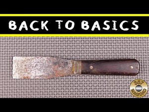 Vintage Wood Handle Putty Knife - Back to Basics Restoration