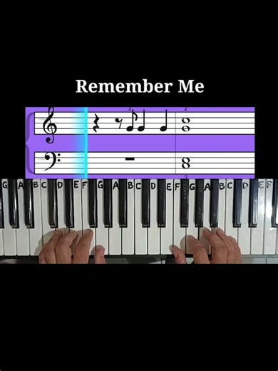 Remember Me (Coco) simply piano, cover song