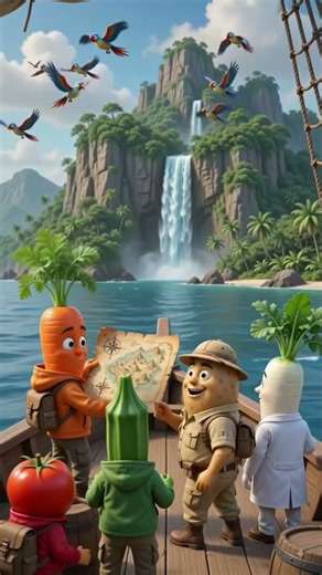 Part 12: The Island of Secrets and the Stone Guardian! 🏝️🗿✨