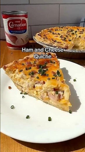 A creamy, cheesy quiche made better with Carnation Evaporated Milk.🥰