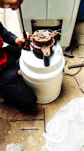 washing spinner machine motor fitting #mrfahidelectric